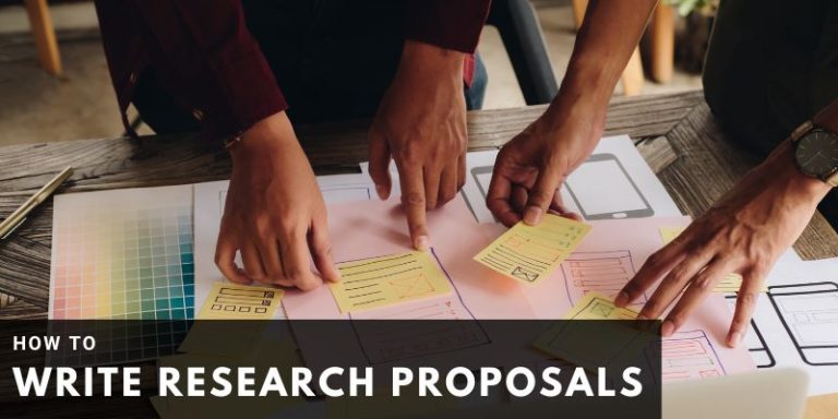 research proposals write